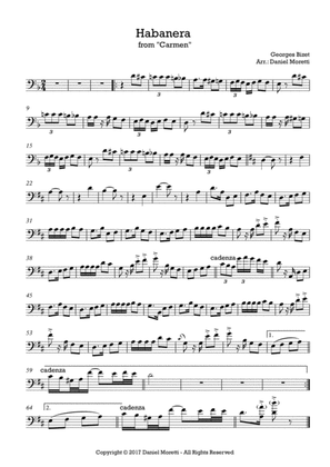 Habanera (from "Carmen") - Trombone (Solo part)