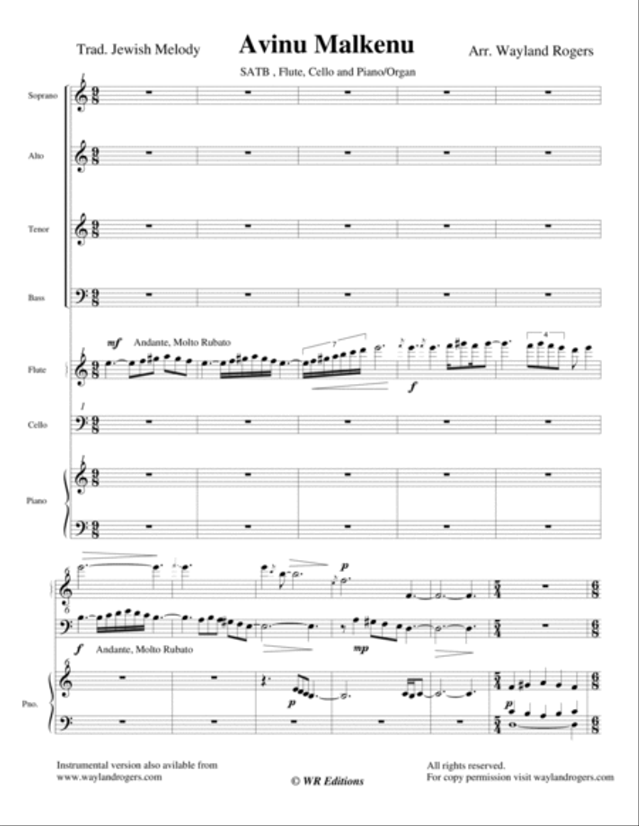 Avenu Malkenu Avenu Malkenu Choir scores gallery preview page 3
