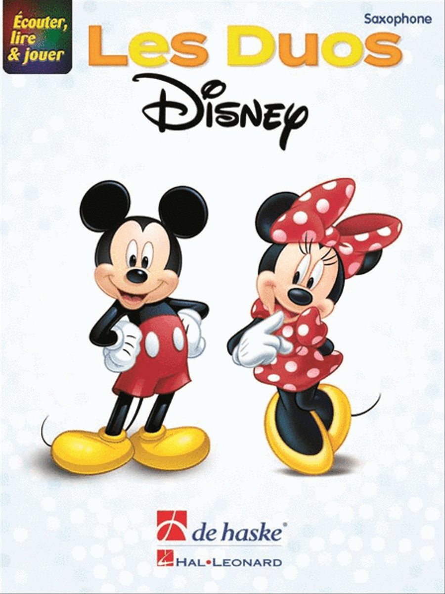 Écouter, lire & jouer - Les Duos Disney Saxophone scores gallery preview page 1
