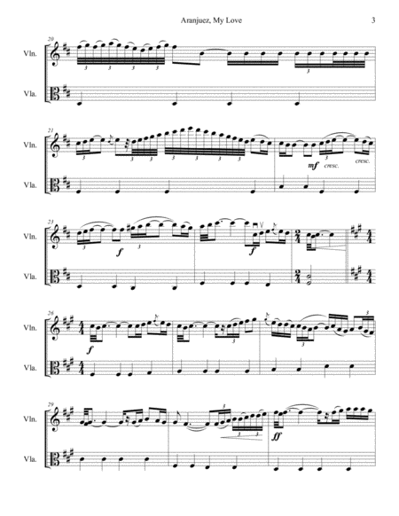 Joaquin Rodrigo - Concerto de Aranjuez 2nd movement (Adagio) arr. for string duo- violin and viola