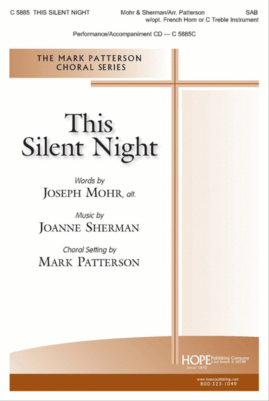 This Silent Night 4-Part scores gallery preview page 1