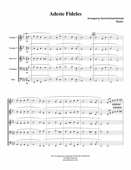 The Christmas Collection for Brass Quintet (Scores) image number null