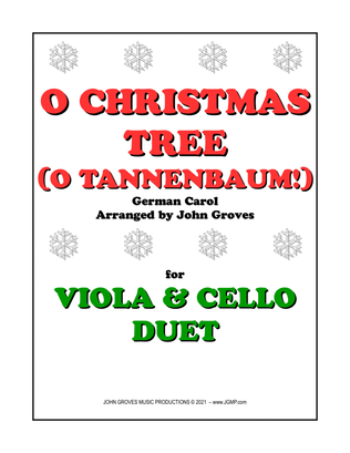Book cover for O Christmas Tree (O Tannenbaum!) - Viola & Cello Duet