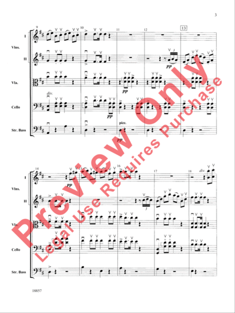Wedding Day at Troldhaugen String Orchestra scores gallery preview page 4