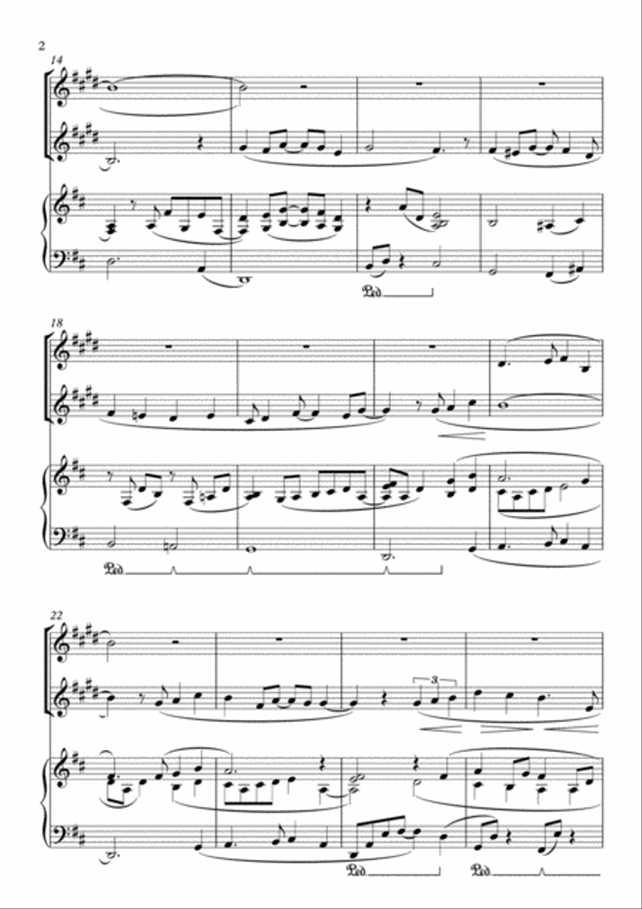 A Whole New World (from 'Aladdin') Trumpet Solo scores gallery preview page 2