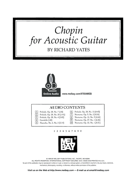Chopin for Acoustic Guitar image number null