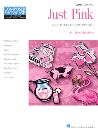 Book cover for Just Pink – Nine Pieces for Piano Solo
