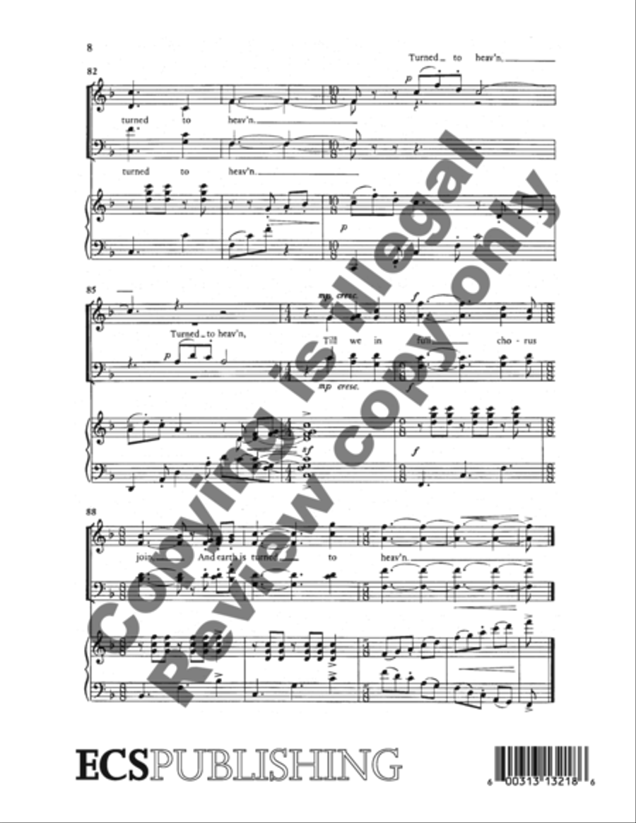 <br>Sheet music extract