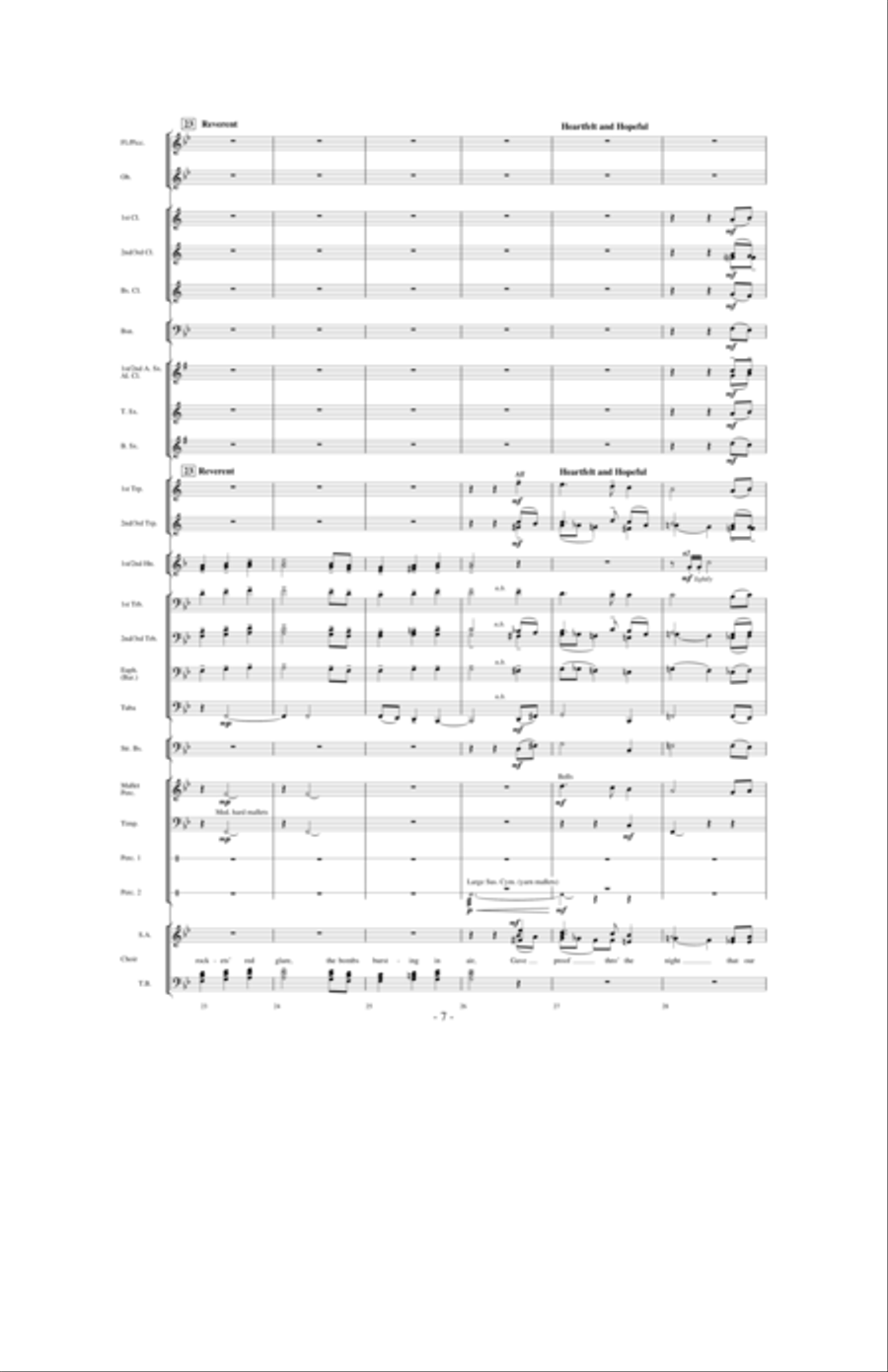 The Star Spangled Banner The Star Spangled Banner Concert Band scores gallery preview page 6
