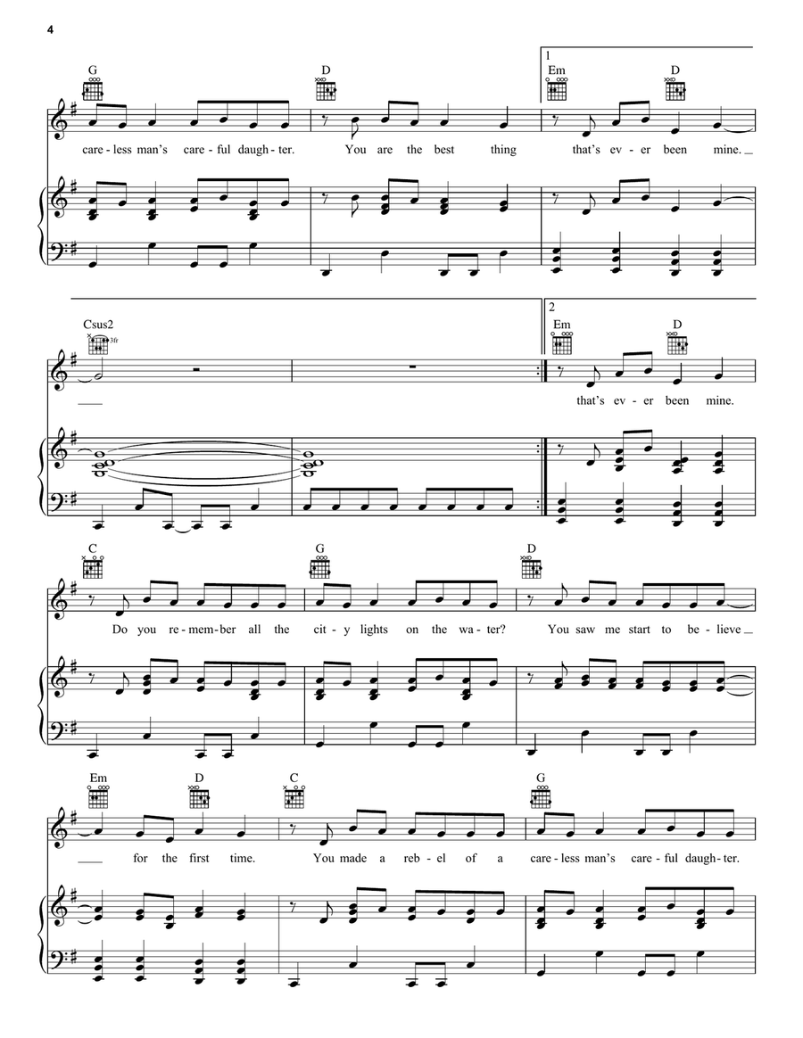 Mine Mine Acoustic Guitar scores gallery preview page 4