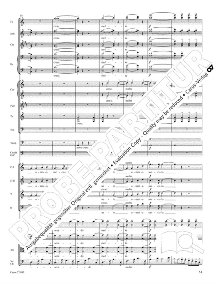 Messe solennelle de sainte Cecile STB scores gallery preview page 74