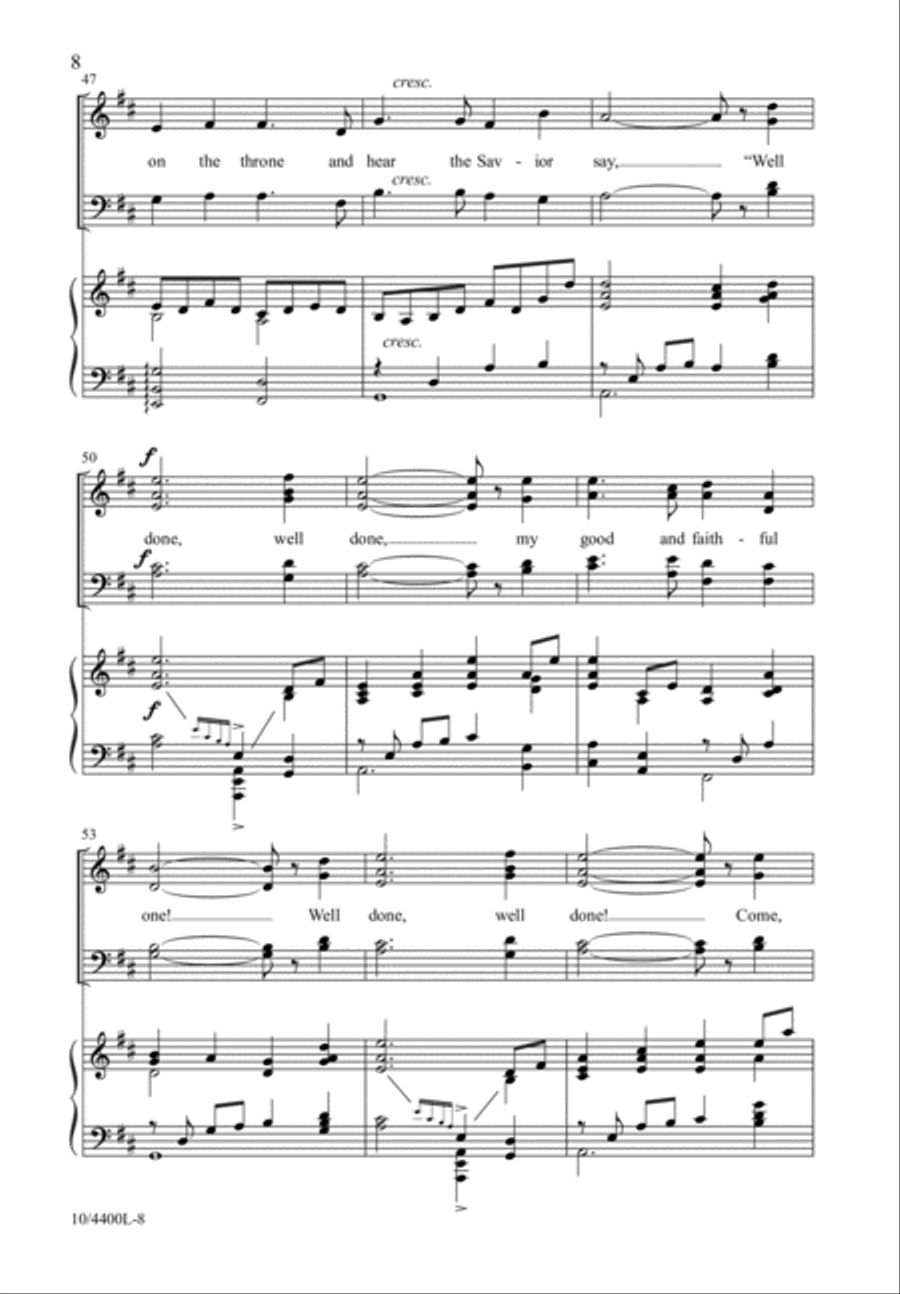 Dwell in the Light Forevermore 4-Part scores gallery preview page 8