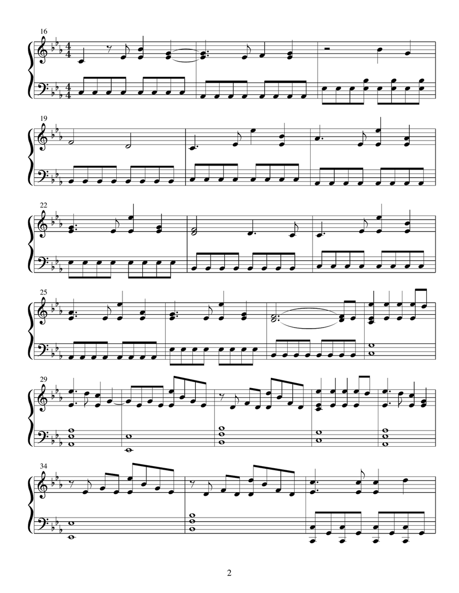 Take Yours Piano Solo scores gallery preview page 2