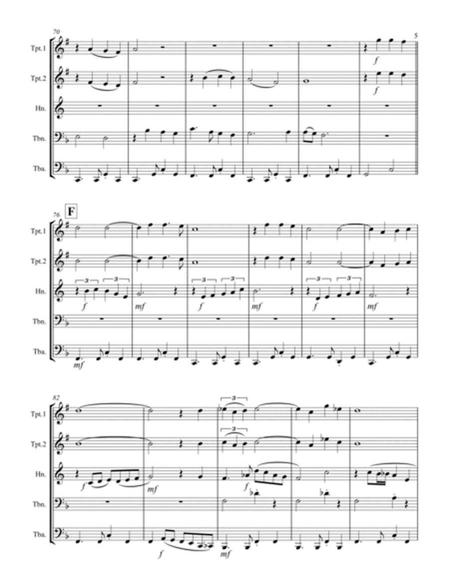 Italian Folksong Medley (for Brass Quintet) image number null