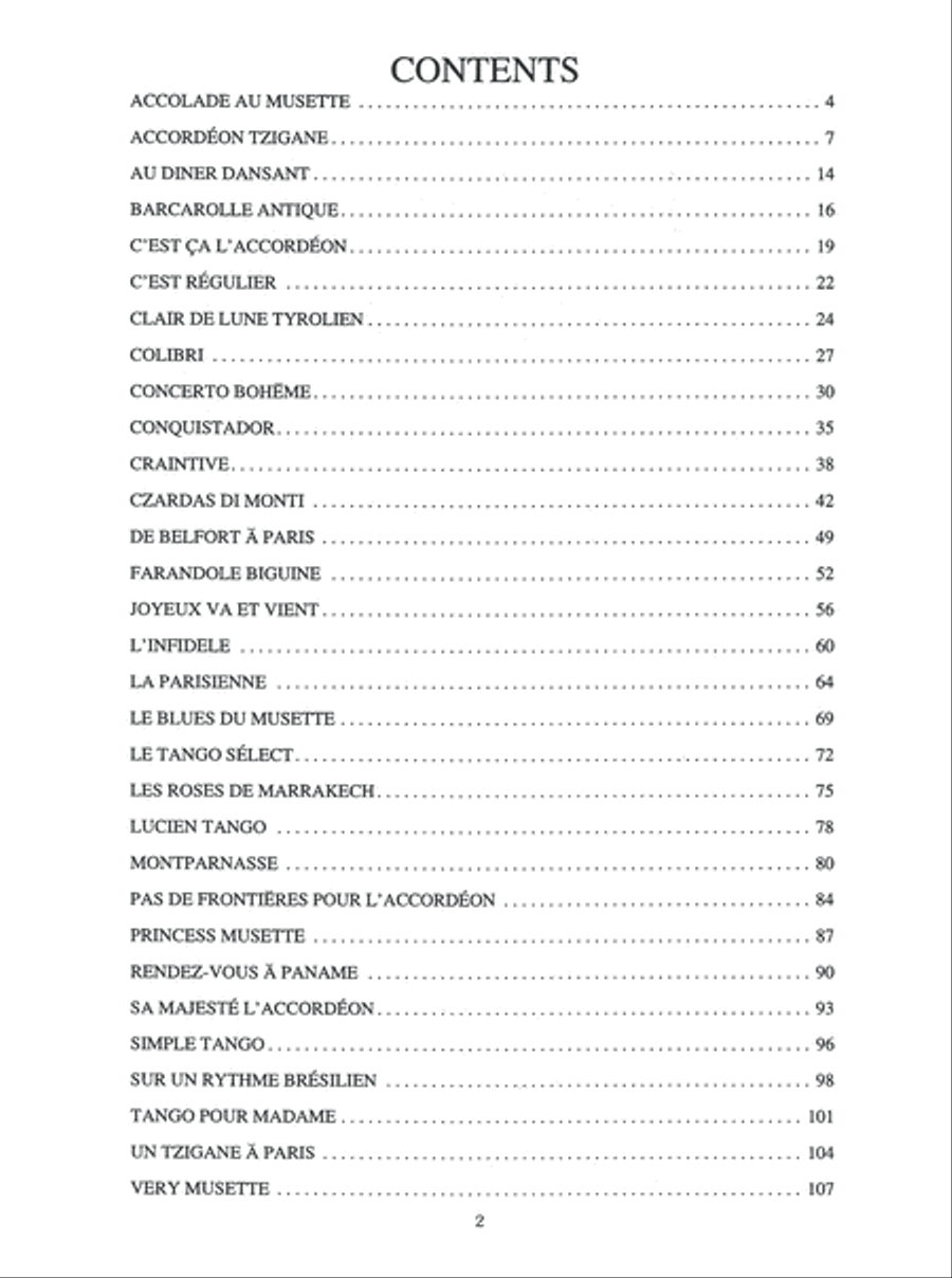 French Music for Accordion, Volume 2 Accordion scores gallery preview page 3