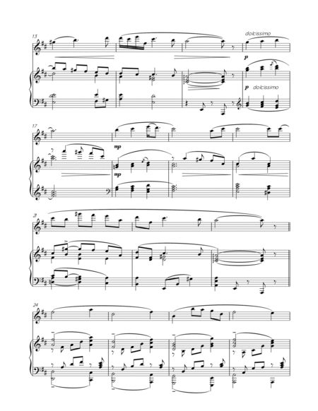 AVE MARIA MASCAGNI for Flute & Piano image number null