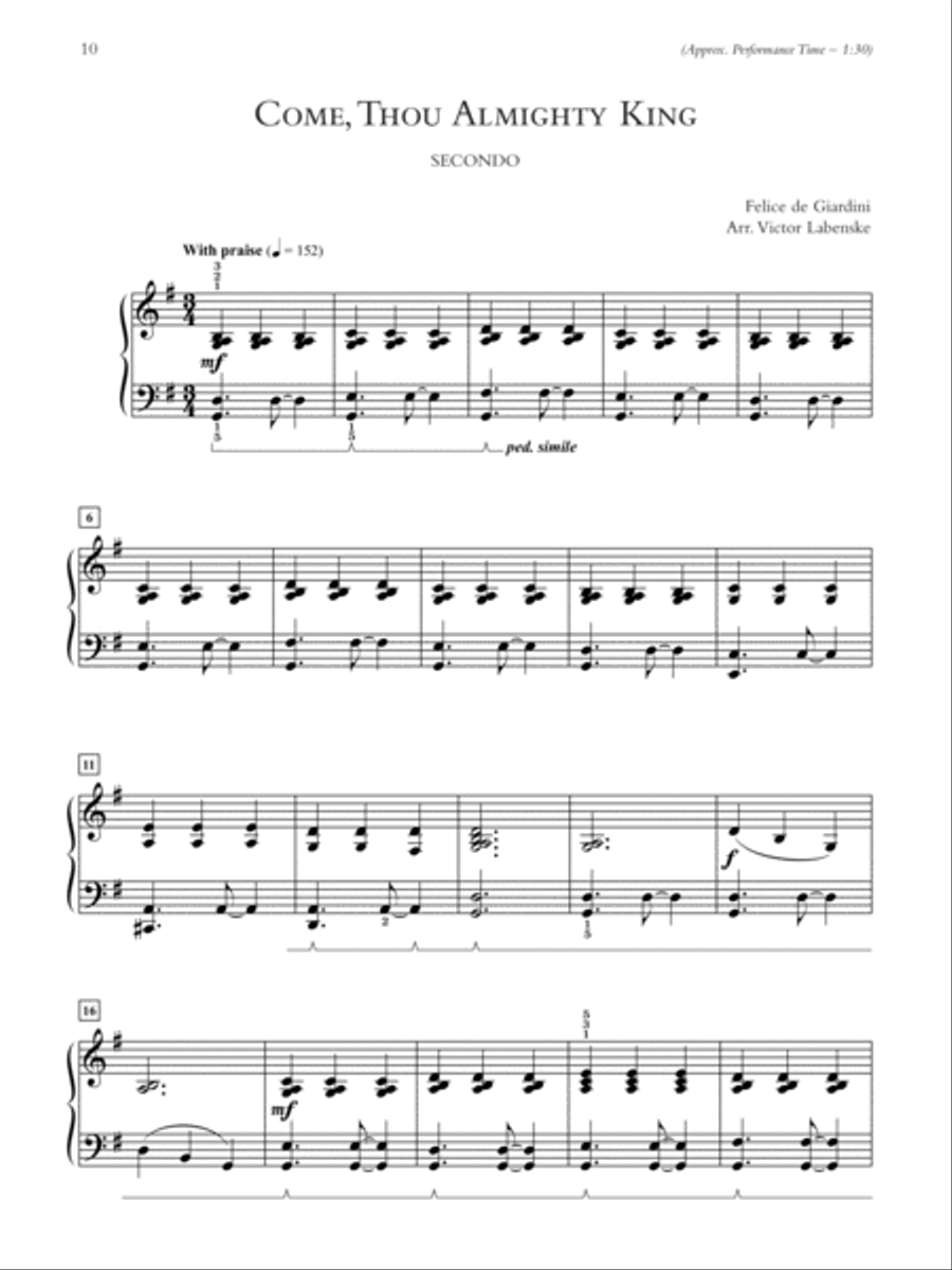 Sunday Morning Hymn Duet Companion Small Ensemble scores gallery preview page 5