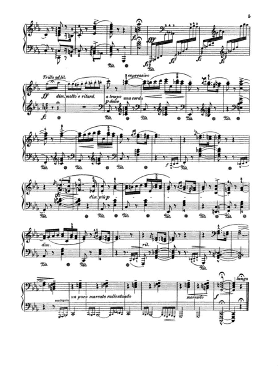 Hungarian Rhapsody No. 2 Piano Solo scores gallery preview page 4