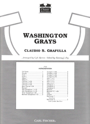 Book cover for Washington Greys