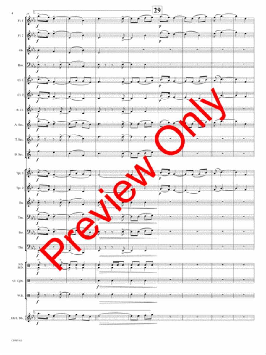 Western Legends Concert Band scores gallery preview page 7