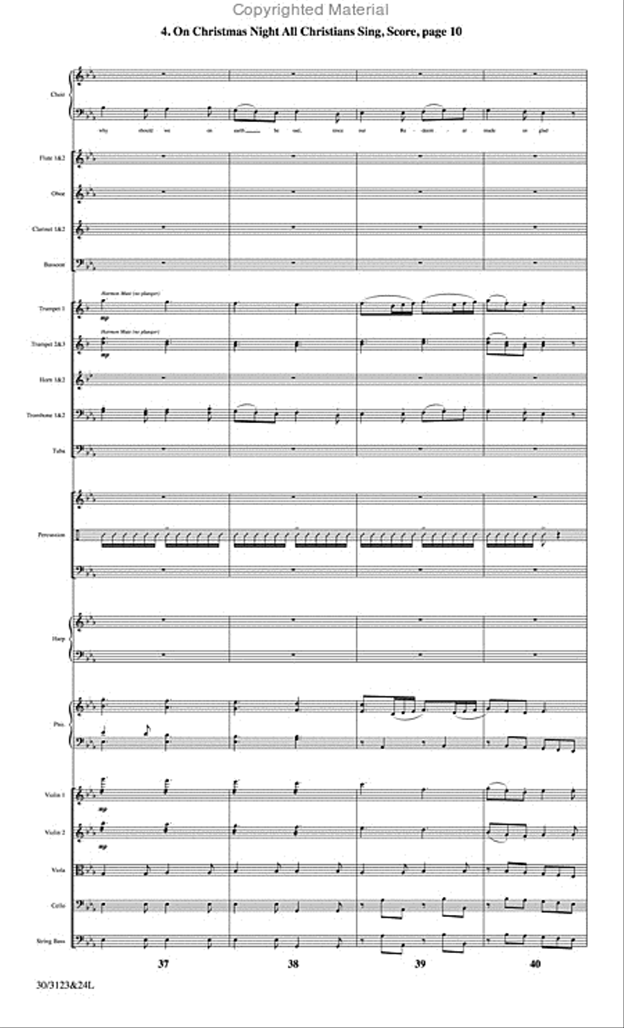 The Christmas Story - Set of Parts Choir scores gallery preview page 34