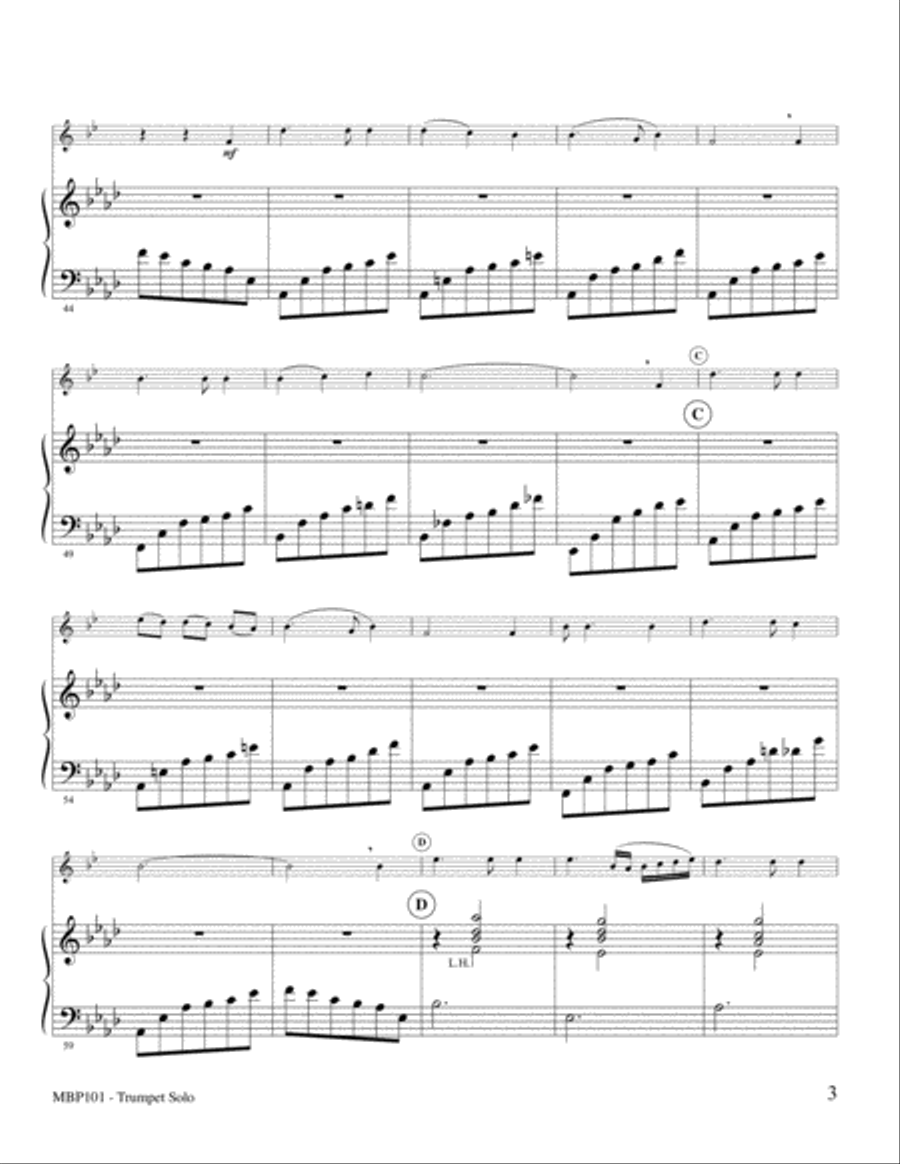 Harbored In Jesus Cornet scores gallery preview page 4