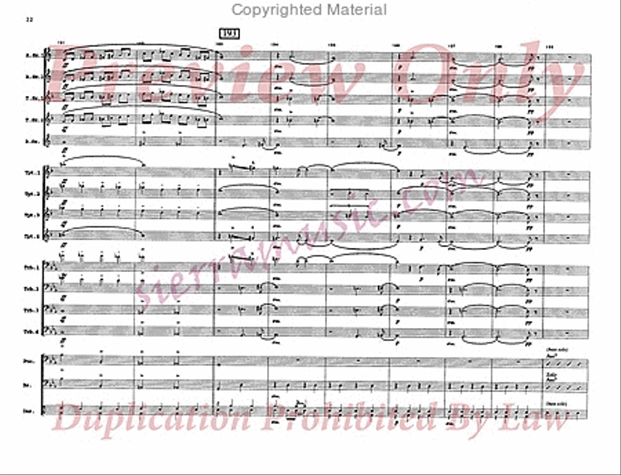 Ol' Man River Big Band scores gallery preview page 23