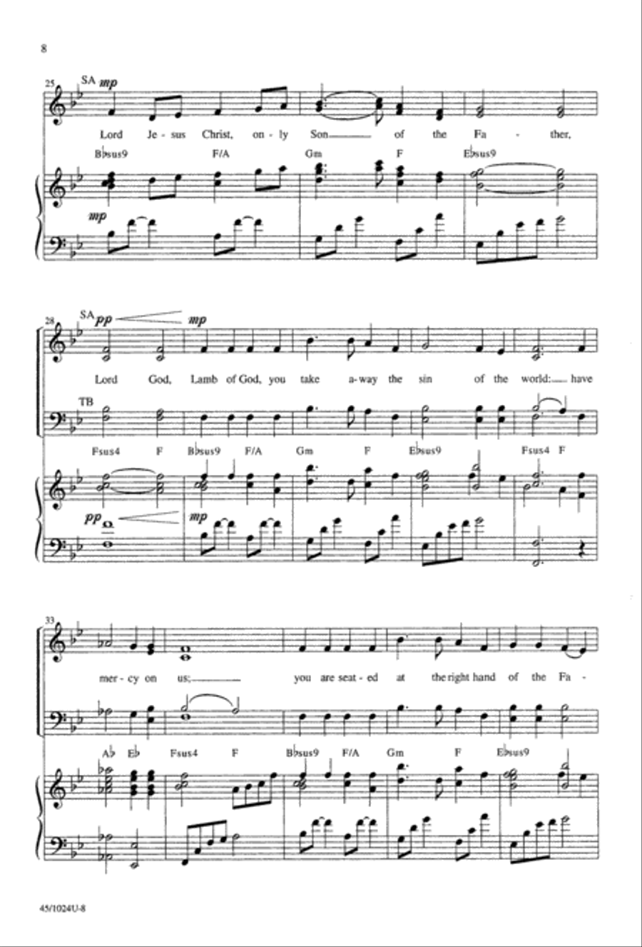Mass of Compassion Mass of Compassion 4-Part scores gallery preview page 8