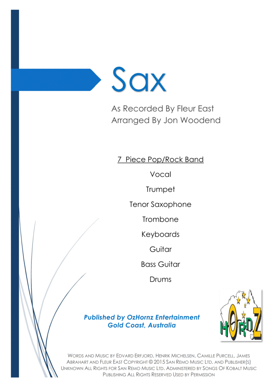 Sax Large Ensemble scores gallery preview page 1