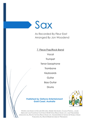 Book cover for Sax