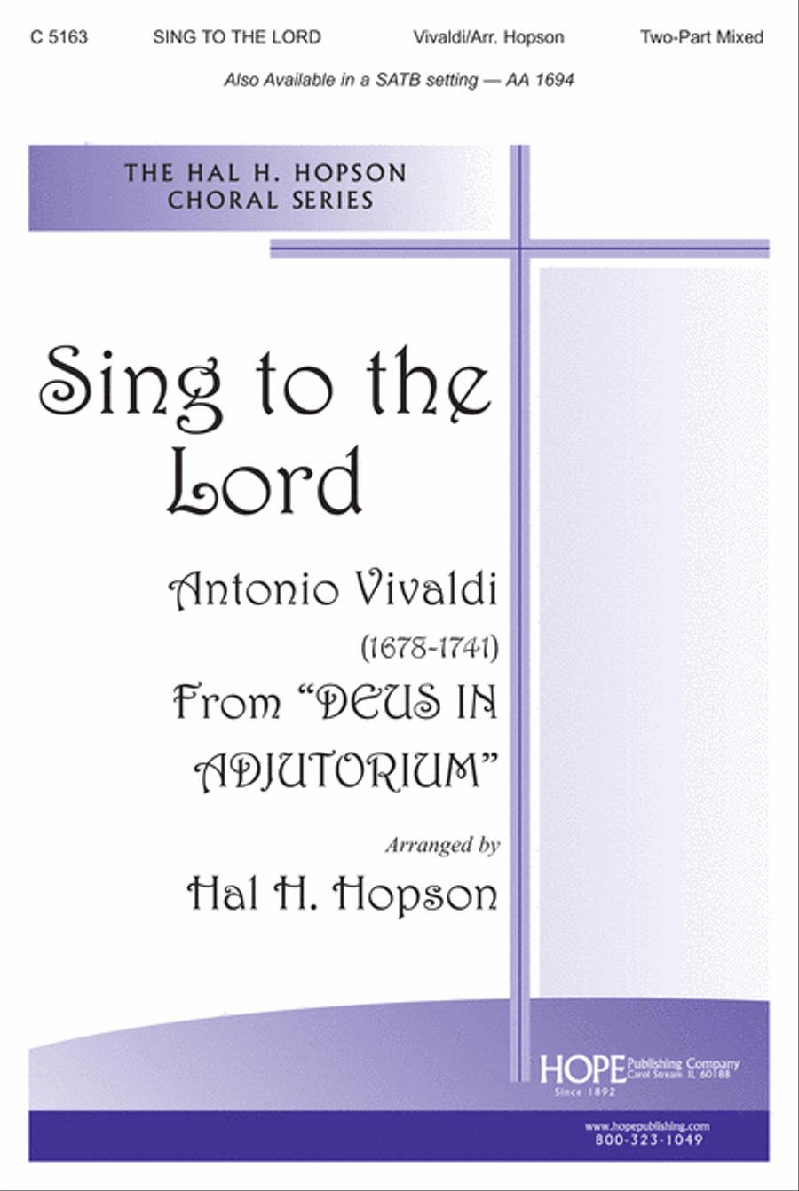 Sing to the Lord 2-Part scores gallery preview page 1