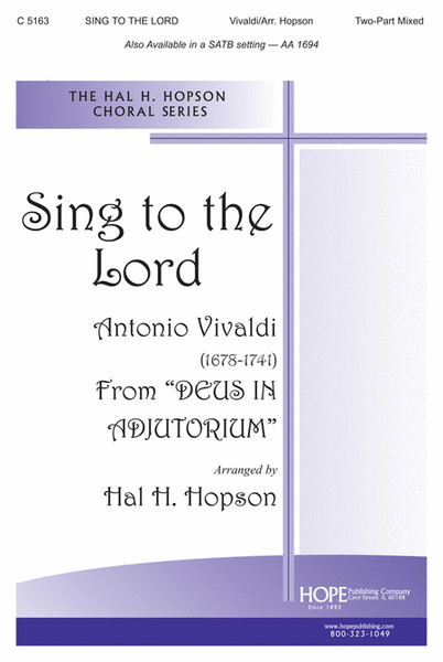 Sing to the Lord image number null