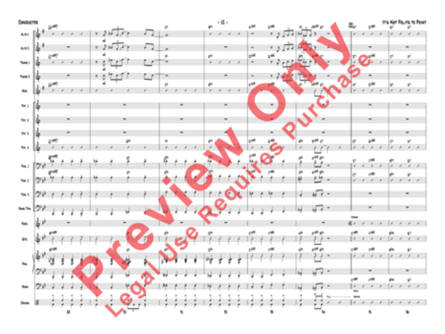 It's Not Polite to Point Jazz Ensemble scores gallery preview page 15