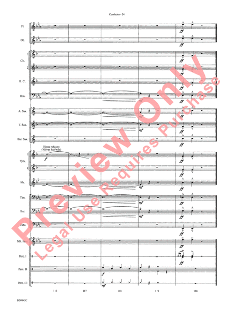 Sleigh Ride Sleigh Ride Concert Band scores gallery preview page 27