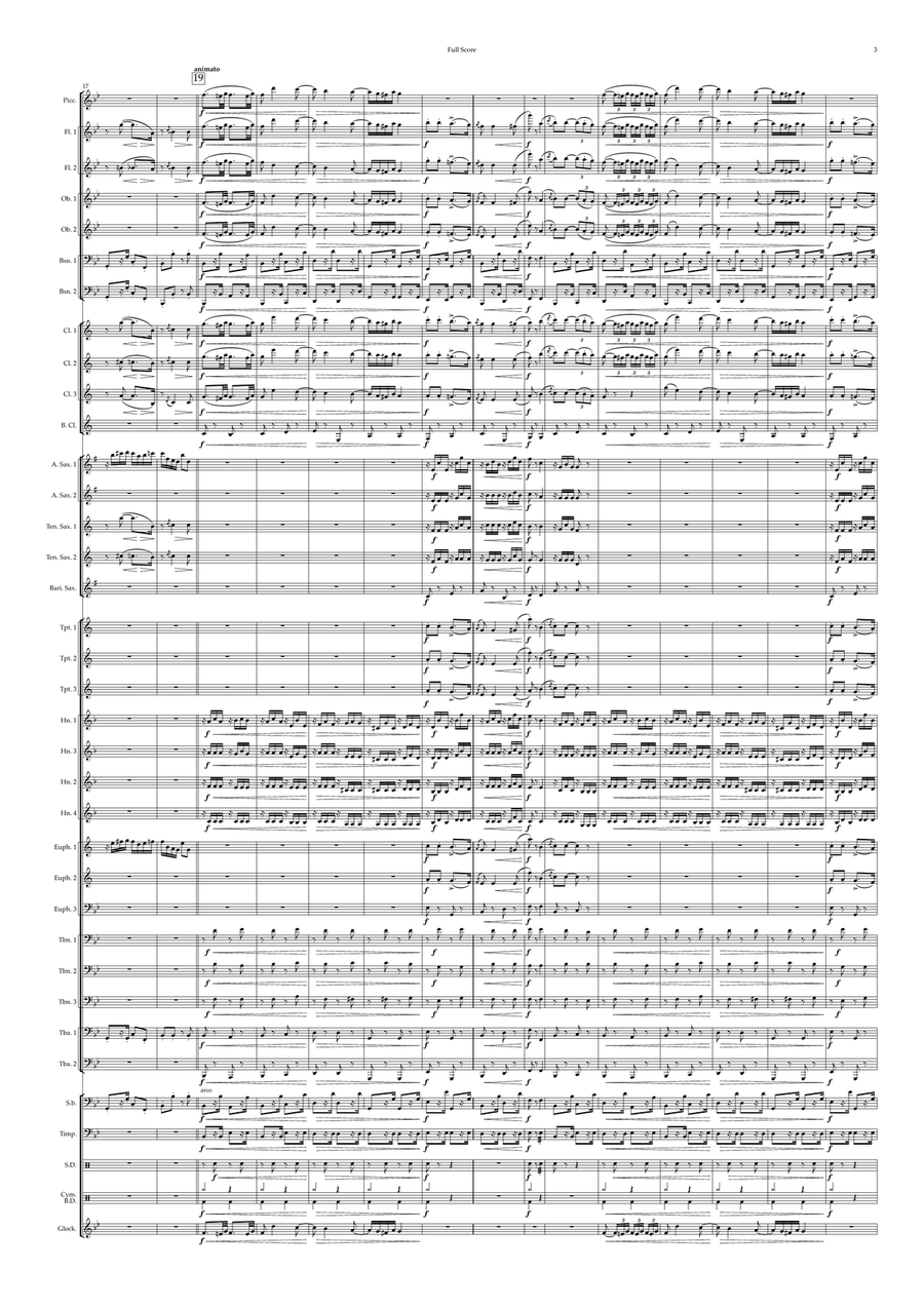Hungarian Dance No.15 Hungarian Dance No.15 Concert Band scores gallery preview page 3