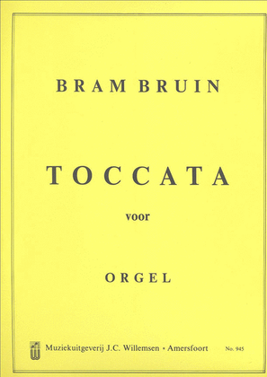 Book cover for Toccata Voor Orgel