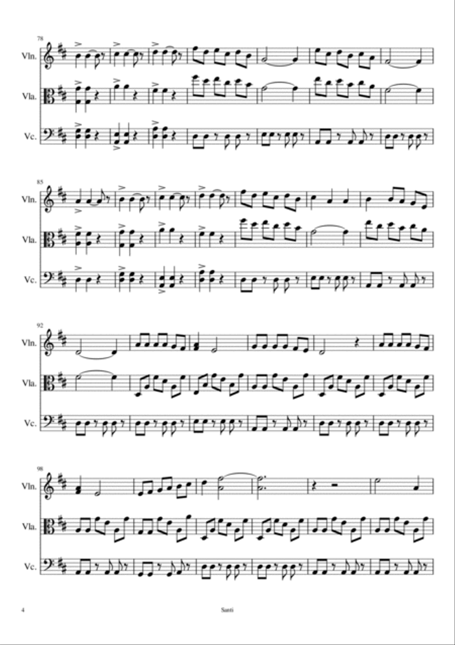 Alma Llanera Alma Llanera String Trio scores gallery preview page 4
