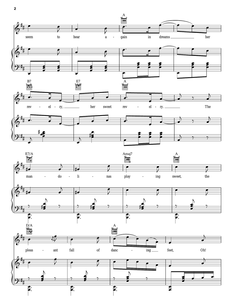 Italian Street Song Acoustic Guitar scores gallery preview page 2
