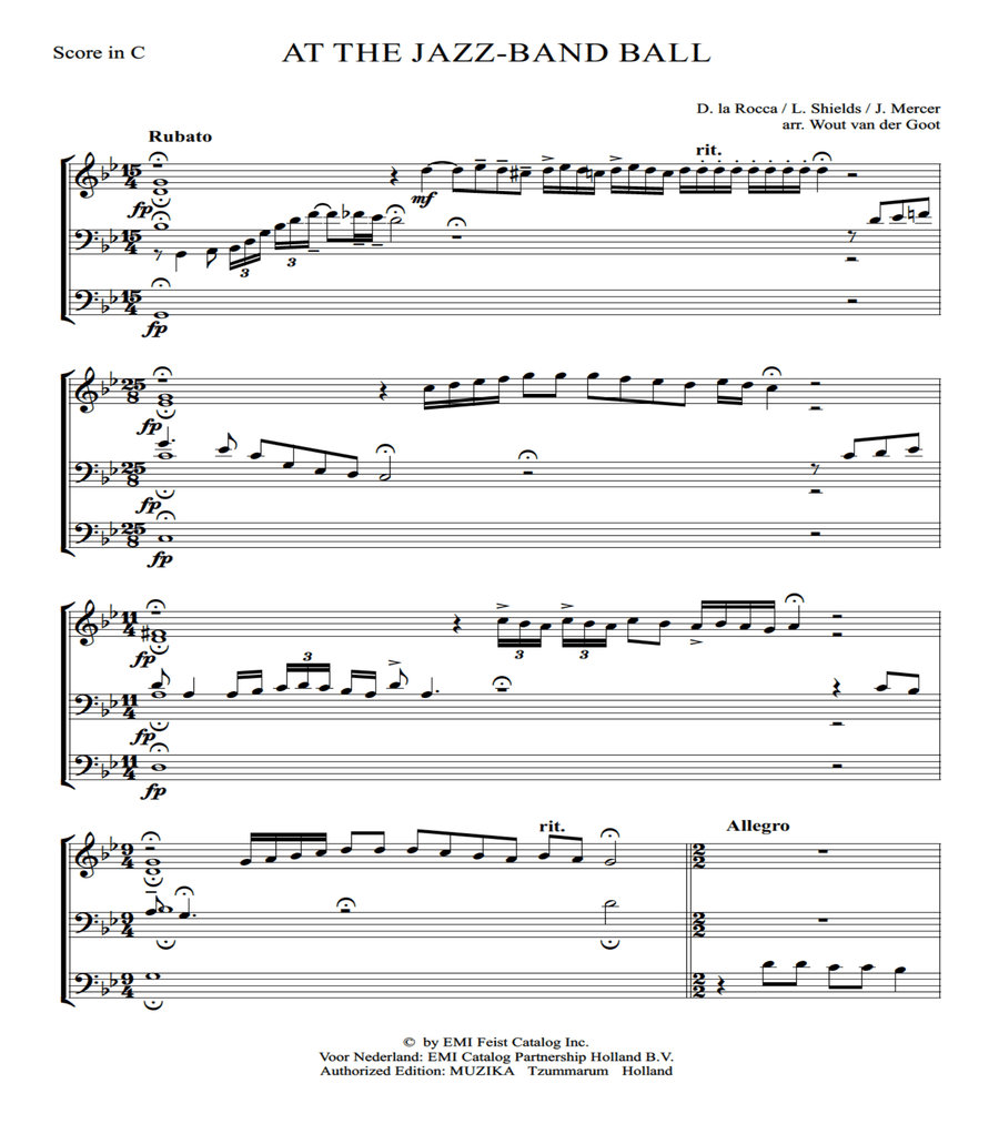 At The Jazz Band Ball At The Jazz Band Ball Jazz Ensemble scores gallery preview page 2