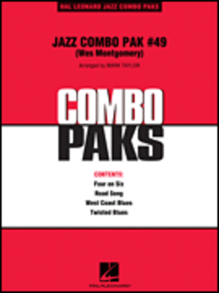 Book cover for Jazz Combo Pak #49 (Wes Montgomery)