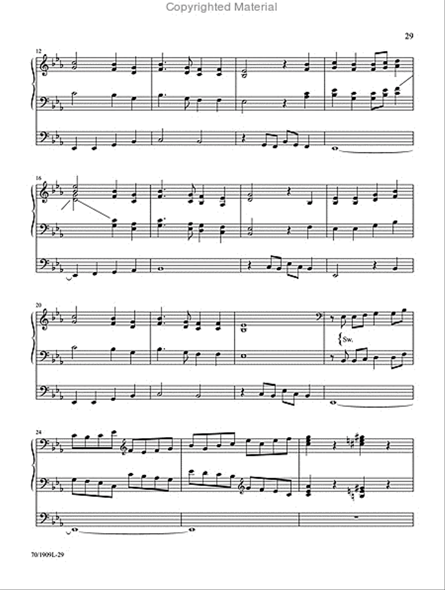 Hark! I Hear the Harps Eternal Harp scores gallery preview page 13