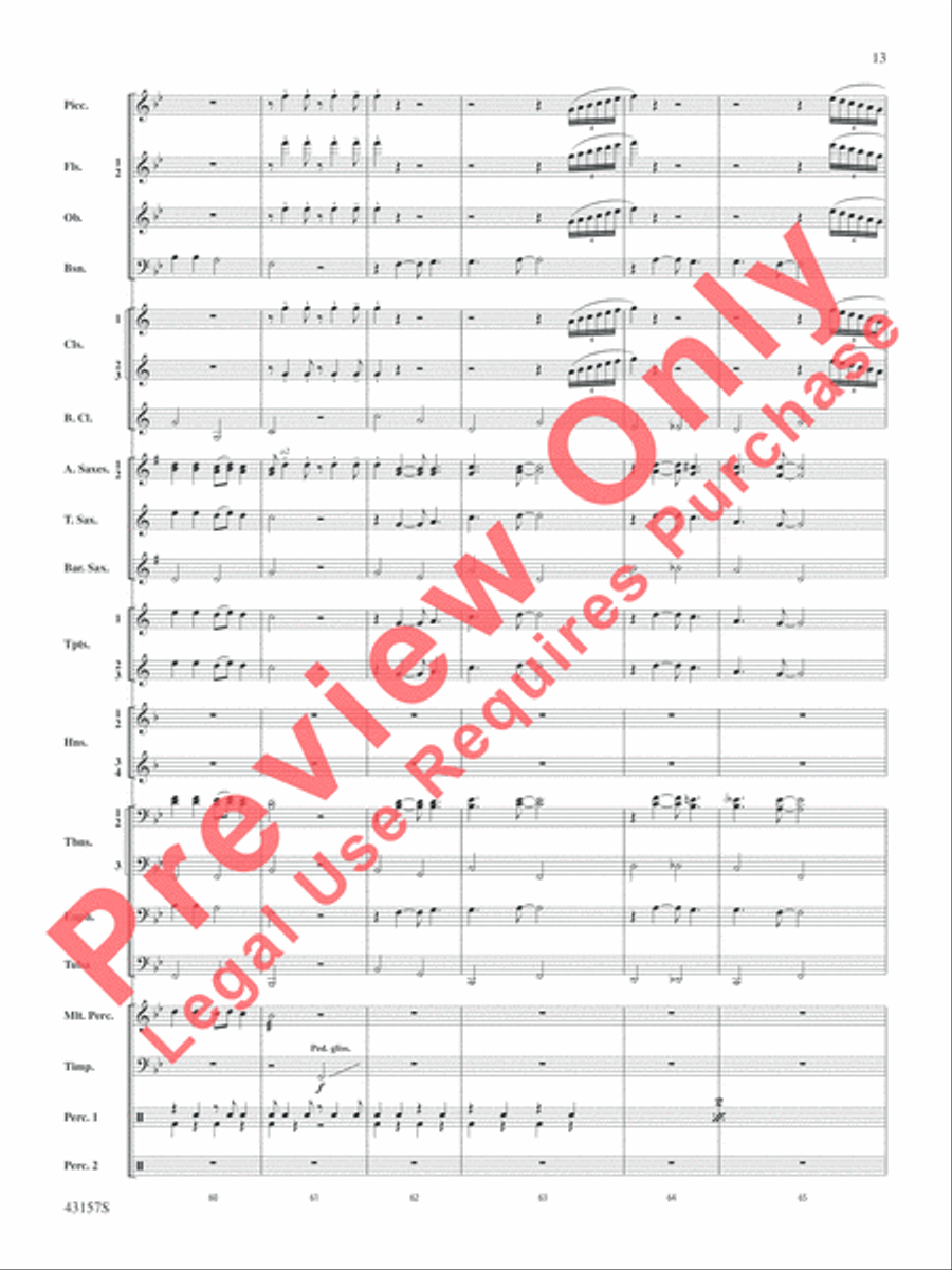 Gershwin by George! Gershwin by George! Concert Band scores gallery preview page 14