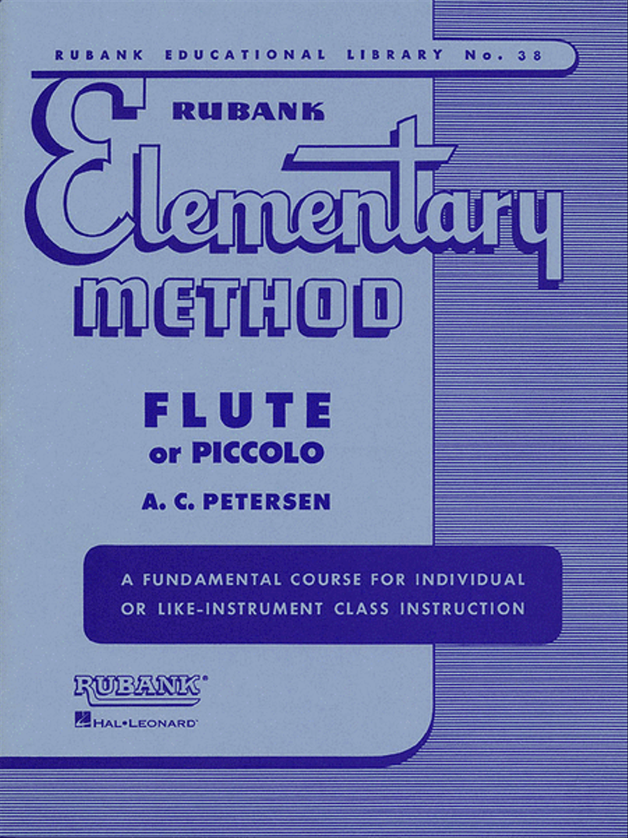 Rubank Elementary Method – Flute or Piccolo Concert Band Methods scores gallery preview page 1