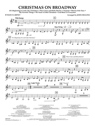Christmas on Broadway - Bb Bass Clarinet