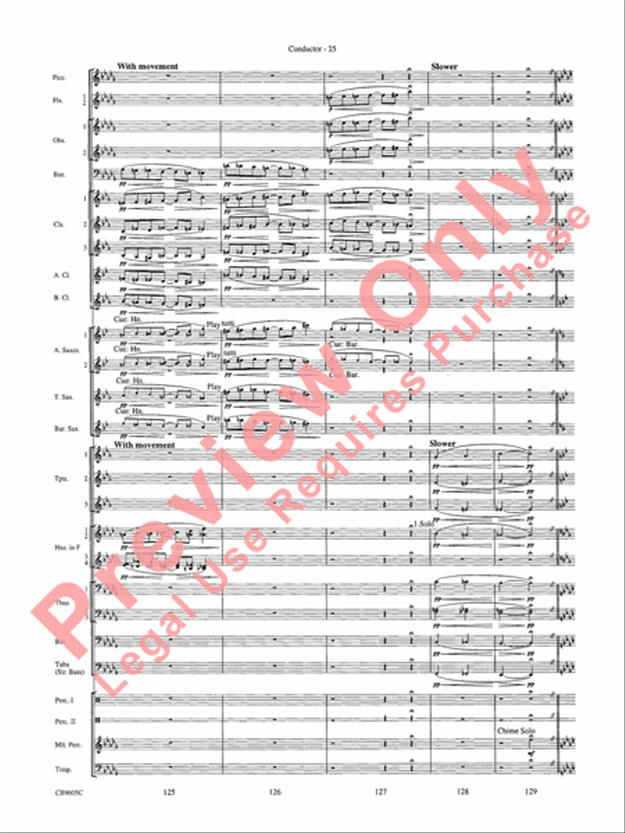 The Symphonic Gershwin Concert Band scores gallery preview page 29