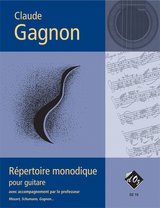 Book cover for Répertoire monodique pour guitare
