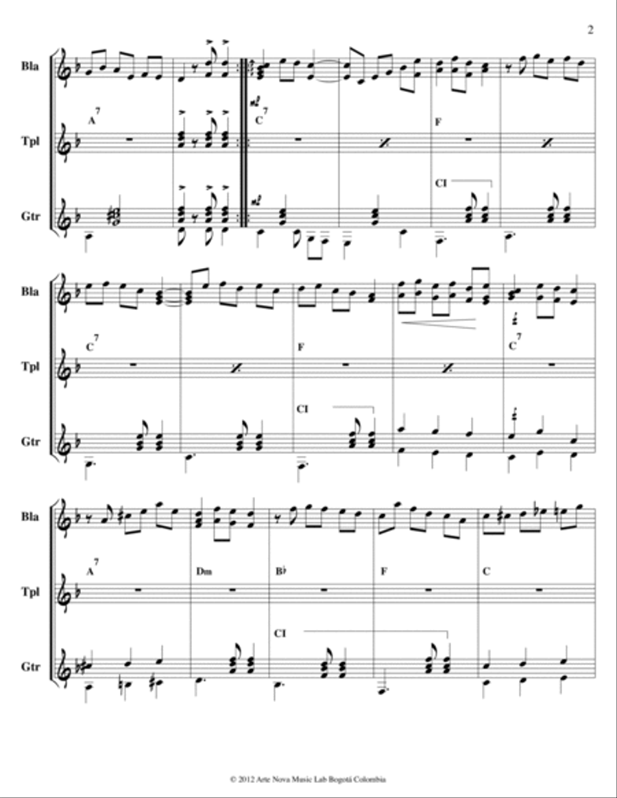 Aranda Acoustic Guitar scores gallery preview page 3