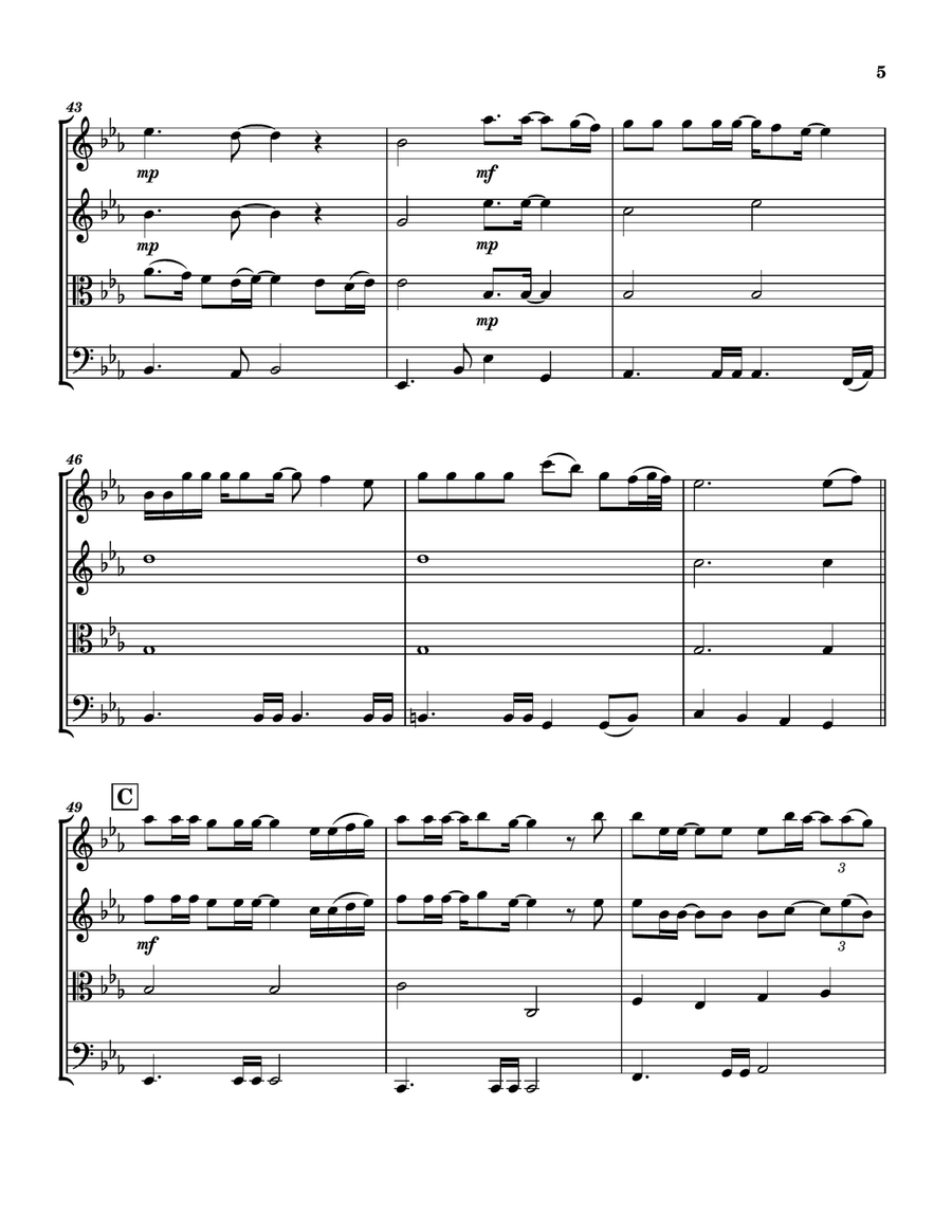 After All String Quartet scores gallery preview page 5