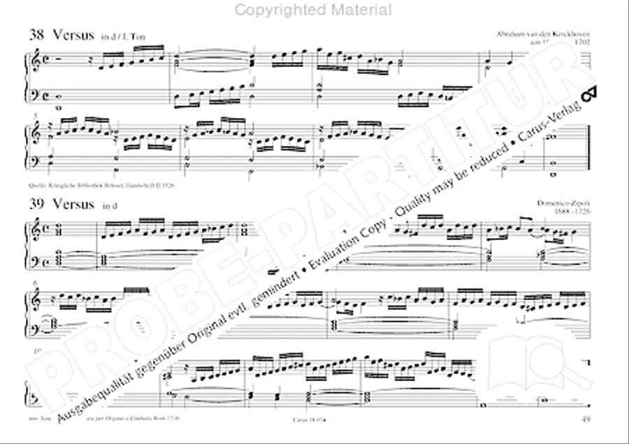 Organo pleno. Orgelstucke zum Ein- und Auszug Organ Solo scores gallery preview page 57