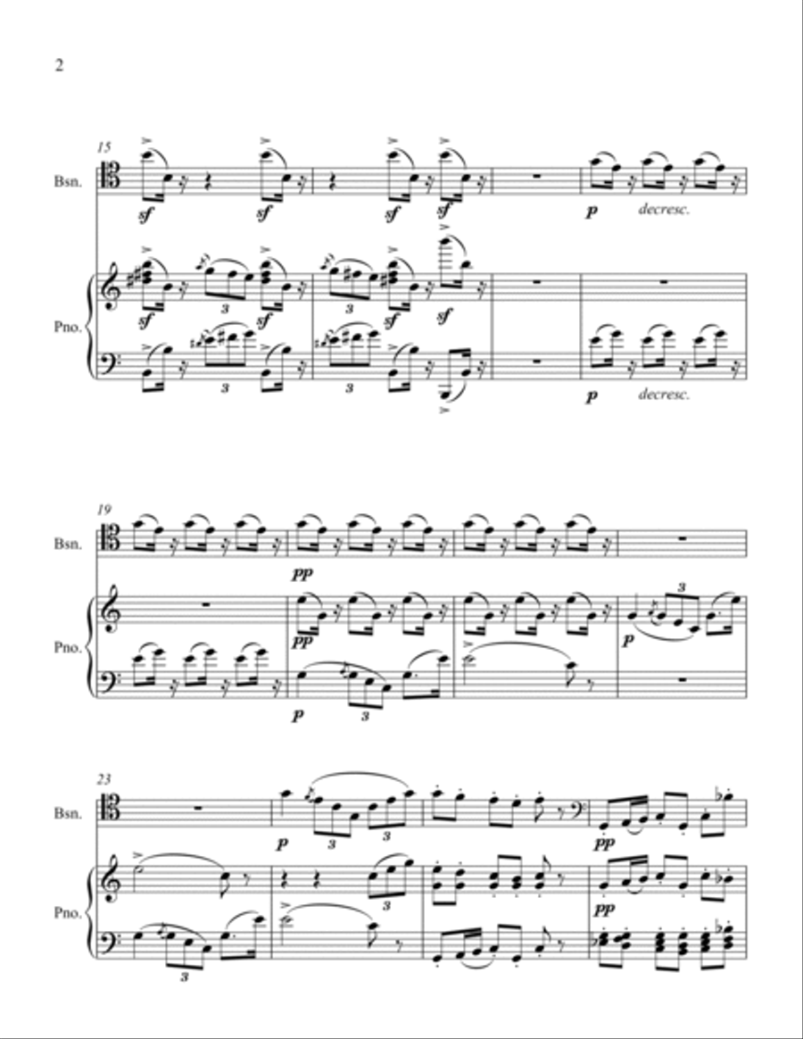 Moments Musicaux I Moments Musicaux I Woodwind Duet scores gallery preview page 2